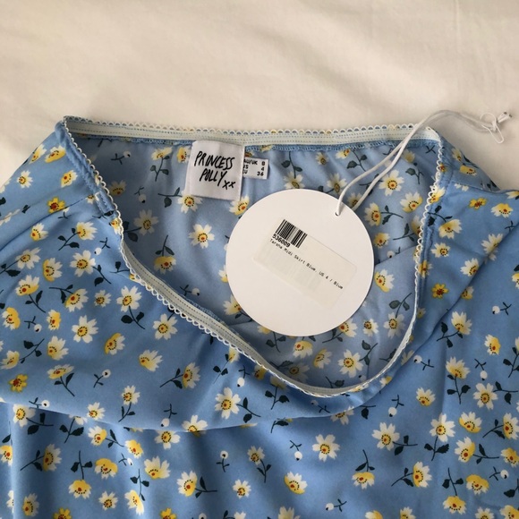 Princess Polly Blue Floral maxi skirt - Picture 3 of 5